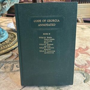 Code of Georgia Annotated. Book 16